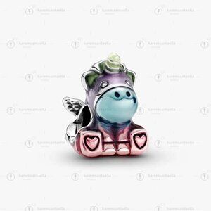 Pandora Colourful Rainbow Bruno the Unicorn Charm